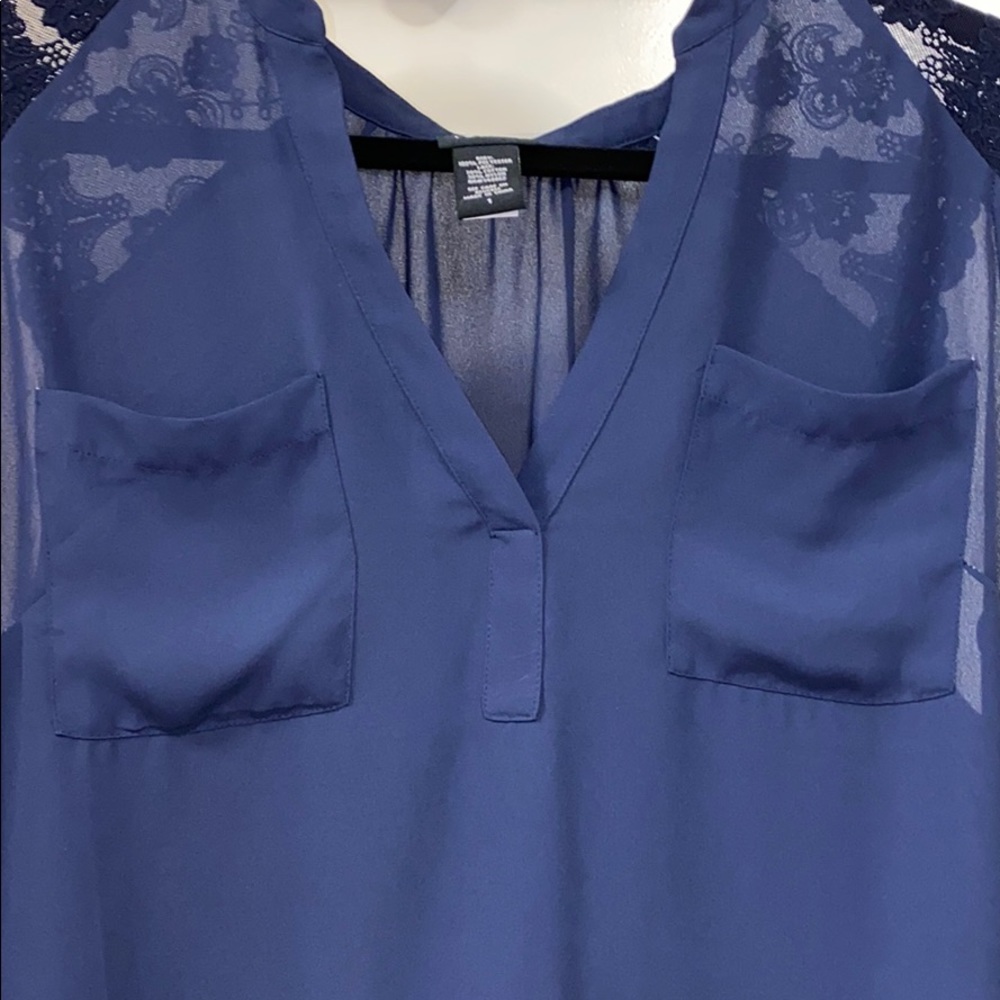 Torrid Blue blouse